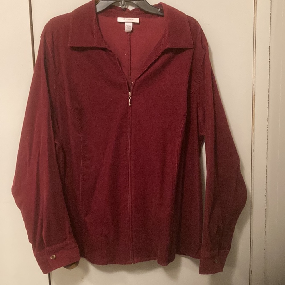 Burgundy Corduroy Jackey